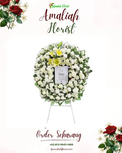 Krans Bunga Duka Cita di Geluntung