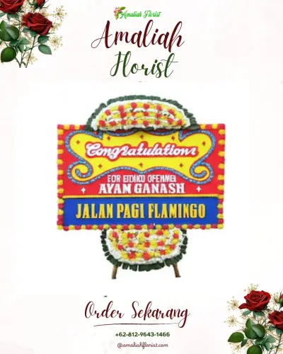 Bunga Papan Congratulation di Geluntung